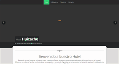 Desktop Screenshot of hotelhuizache.com.mx