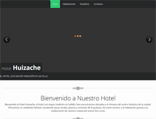 Tablet Screenshot of hotelhuizache.com.mx